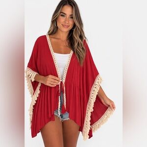 Hayden LA Boho Kimono Top M/L NWT Vintage Y2K Boho